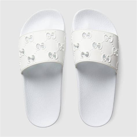 gucci slides cheap white|gucci slides outlet.